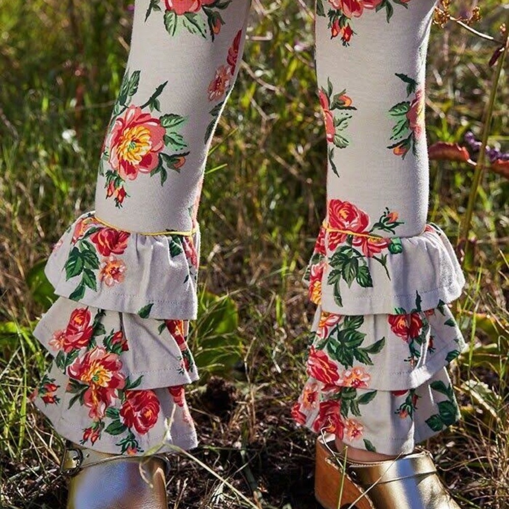 Matilda Jane Girls Brilliant Daydream Ever After Bennys Leggings Size 6 NWT